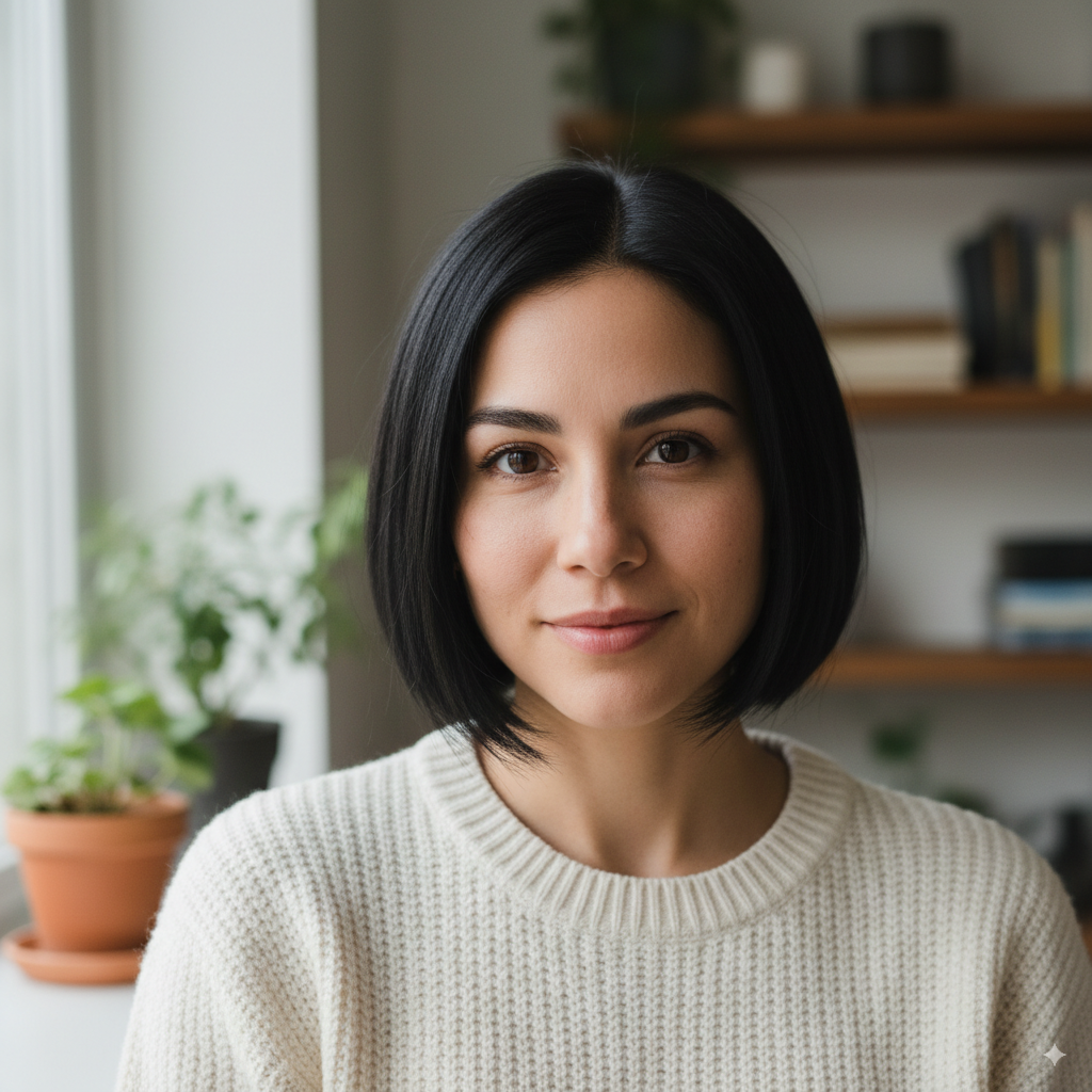 Before: Hair Style Change